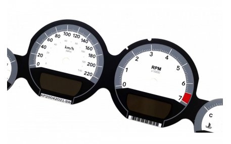 Шкалы приборов Dodge Charger
