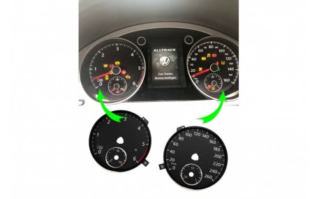 Шкалы приборов Volkswagen Passat B6