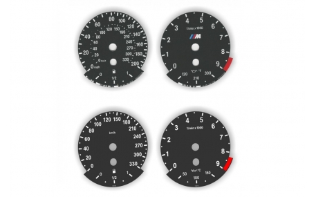 Шкалы приборов BMW 3 E90