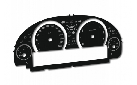 Шкалы приборов BMW 5 (F10)