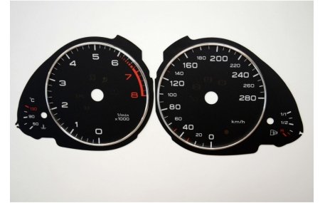 Шкалы приборов AUDI A5