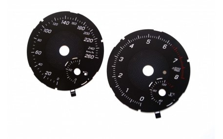 Шкалы приборов Mercedes