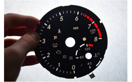 Шкалы приборов Mercedes