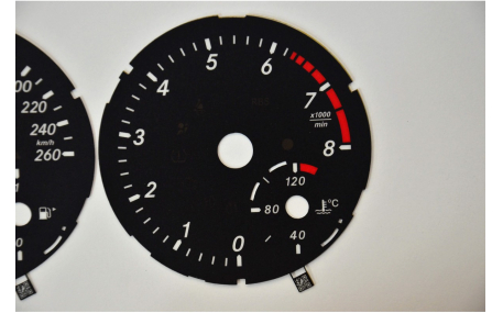 Шкалы приборов Mercedes