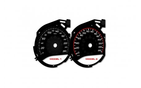 Шкалы приборов Mercedes