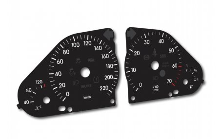 Шкалы приборов Mercedes G-class W463