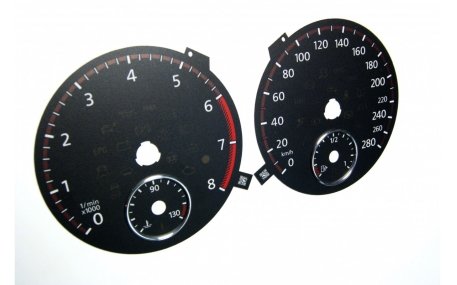 Шкалы приборов Volkswagen Golf 6