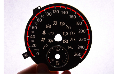 Шкалы приборов Volkswagen Golf 6