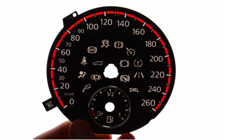 Шкалы приборов Volkswagen Golf 6