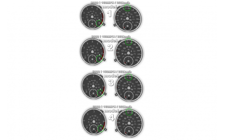 Шкалы приборов Volkswagen Jetta