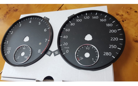 Шкалы приборов Volkswagen Passat CC