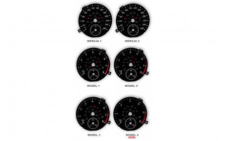 Шкалы приборов Volkswagen Passat CC