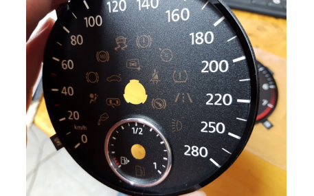 Шкалы приборов Volkswagen Passat CC