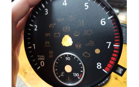 Шкалы приборов Volkswagen Passat CC