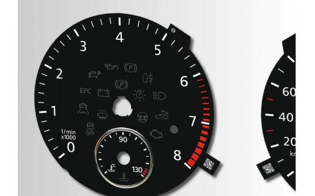 Шкалы приборов Volkswagen Passat CC