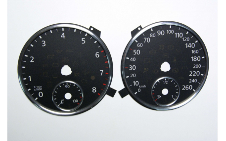 Шкалы приборов Volkswagen Tiguan