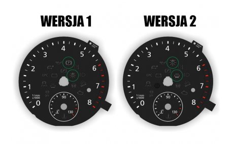 Шкалы приборов Volkswagen Tiguan