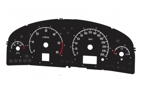 Шкалы приборов Opel Vectra C
