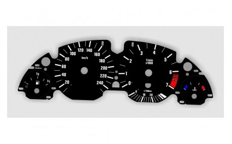 Шкалы приборов BMW X5 E53