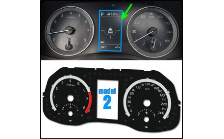 Шкалы приборов Hyundai ix35