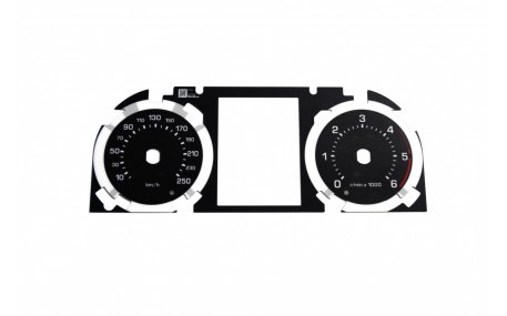 Шкалы приборов Range Rover Evoque