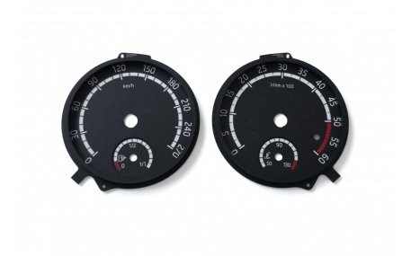 Шкалы приборов Skoda Octavia A7