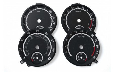 Шкалы приборов Skoda Octavia A7