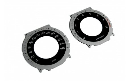 Шкалы приборов Volvo S60/V70/XC70