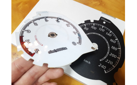 Шкалы приборов Mitsubishi ASX