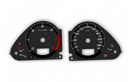 Шкалы приборов AUDI