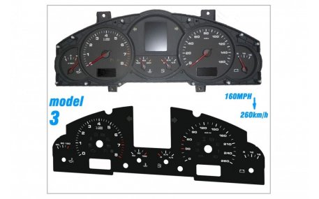 Шкалы приборов Porsche Cayenne 955