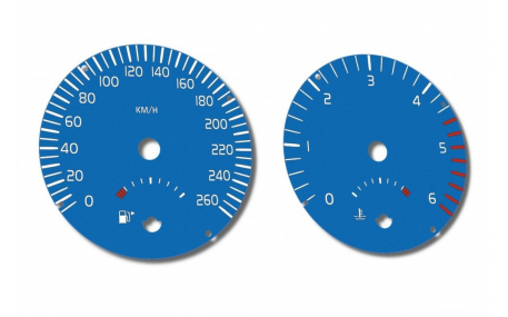 Шкалы приборов Volvo C30