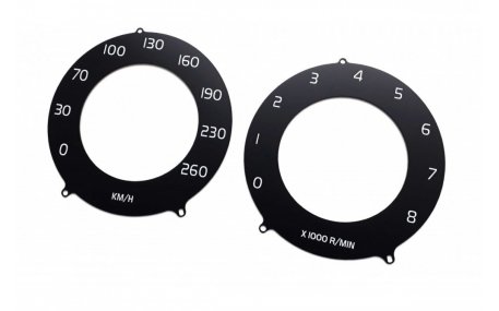 Шкалы приборов Volvo S60/V70/XC70