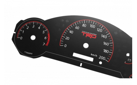 Шкалы приборов Toyota FJ Cruiser