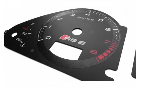 Шкалы приборов AUDI A6 C6