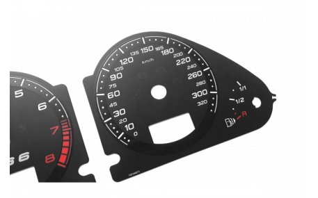 Шкалы приборов AUDI A6 C6