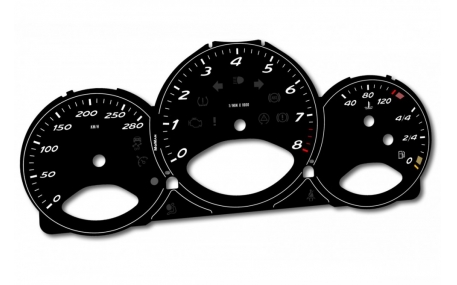 Шкалы приборов Porsche Boxter 986