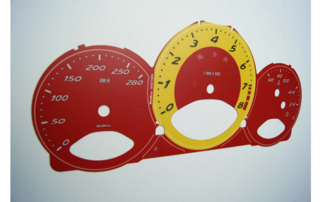 Шкалы приборов Porsche Boxter 986