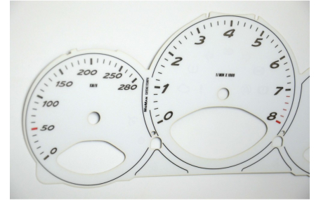 Шкалы приборов Porsche Boxter 986