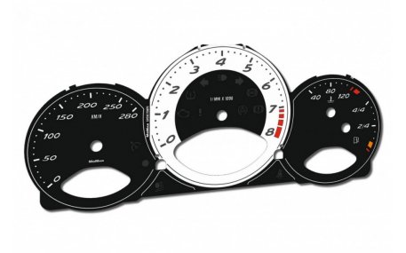 Шкалы приборов Porsche Boxter 986