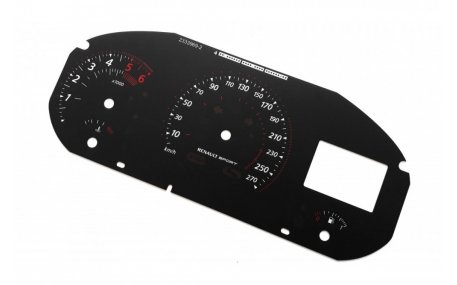 Шкалы приборов Renault Megane