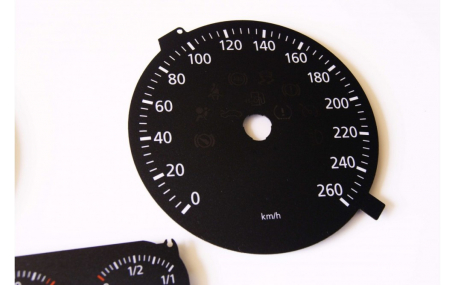 Шкалы приборов Volkswagen Golf