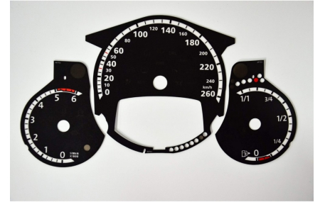 Шкалы приборов Volkswagen New Beetle