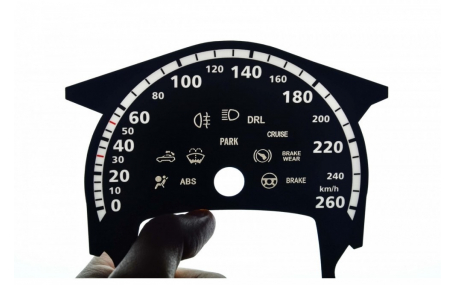 Шкалы приборов Volkswagen New Beetle