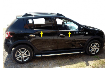 Хром накладки Renault Sandero