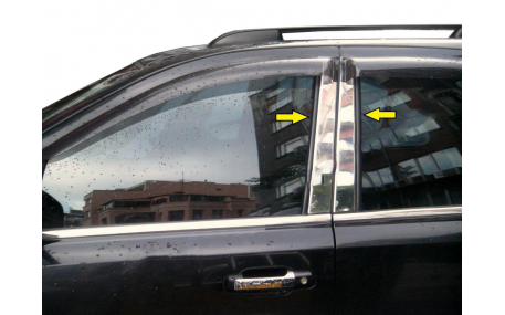 Хром накладки Mitsubishi L200