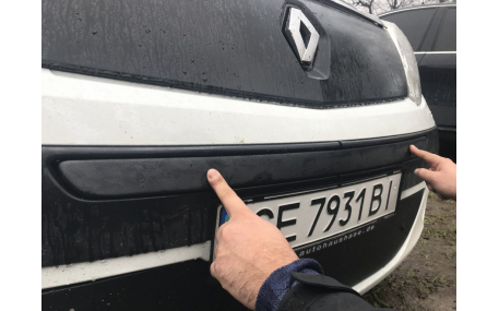 Зимняя накладка на решетку Renault Kangoo