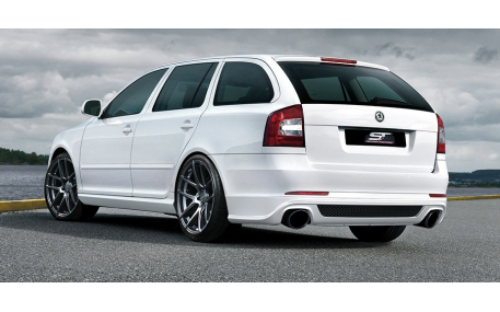 Накладка задняя Skoda Octavia A5 2008-2012