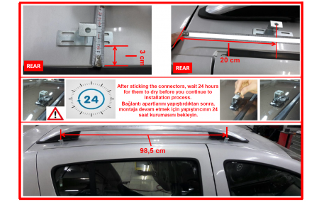 Рейлинги Renault Sandero