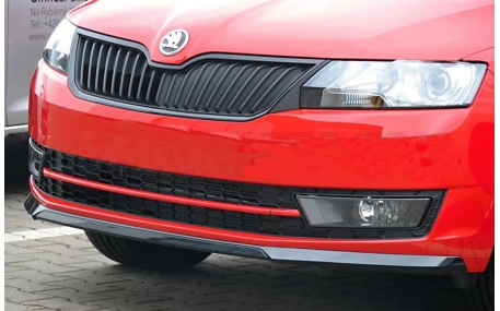 Накладка передняя Skoda Rapid